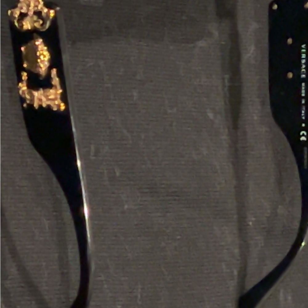 Versace Black and Gold Sunglasses - Picture 3 of 3